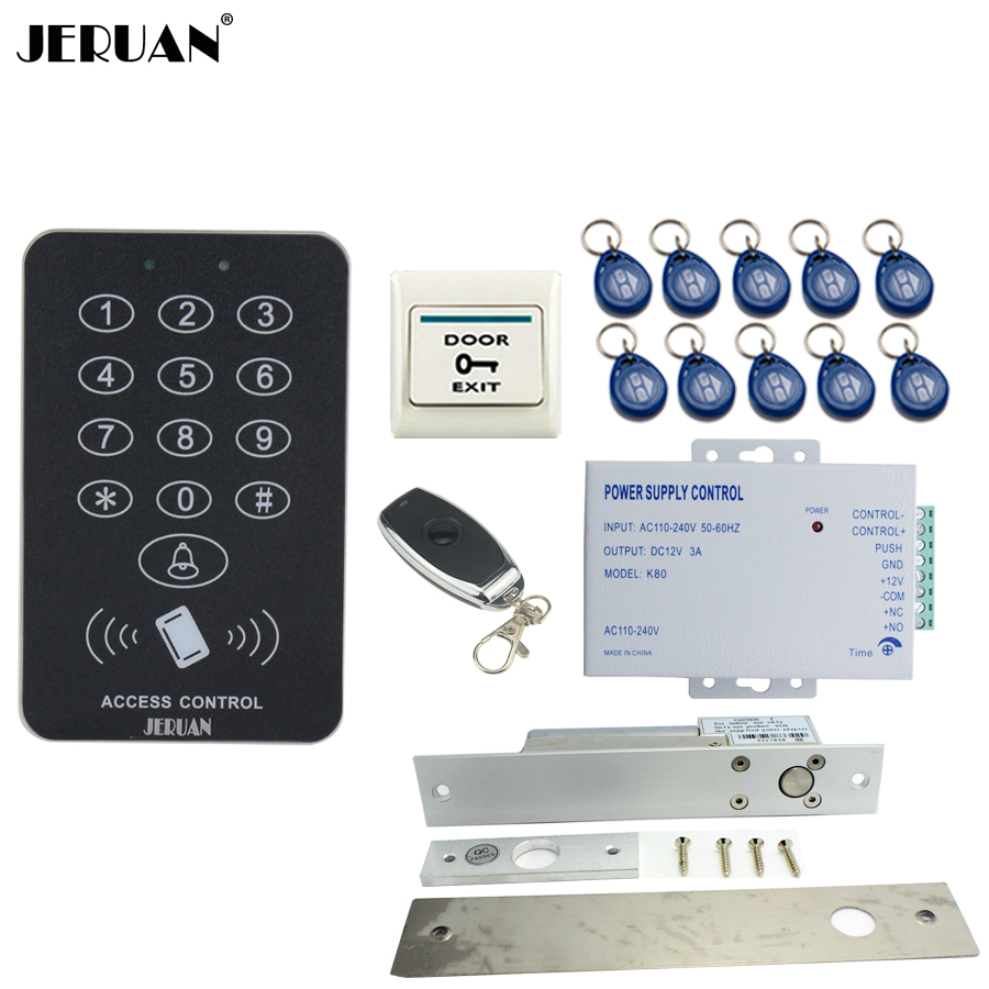JERUAN RFID ׼ Ʈѷ   ý ŰƮ + ELECTric  Ʈ  ġ +  +  ư +10 ID Ű/JERUAN RFID Access Controller Door control system kit + ELectric D